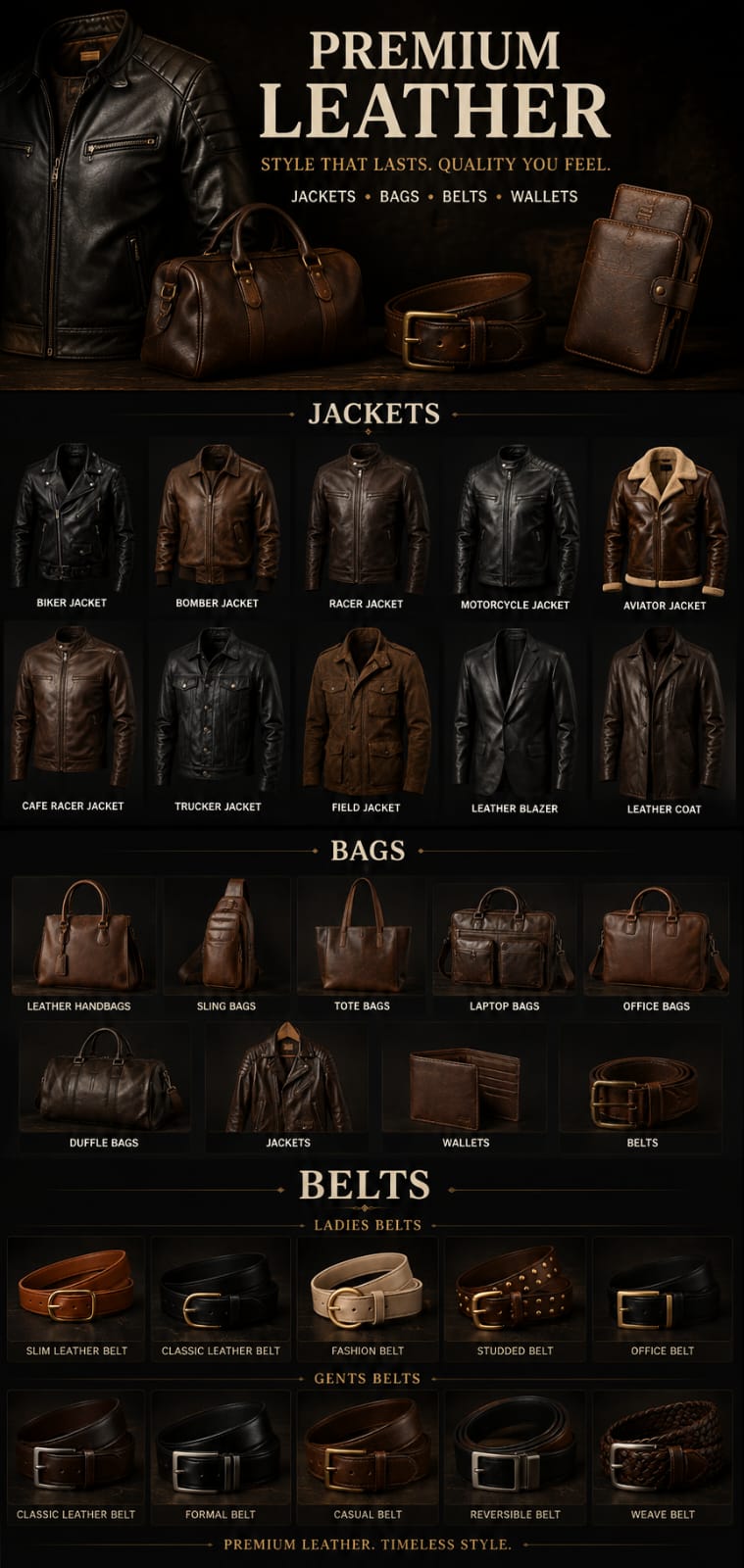 Leather Export Products